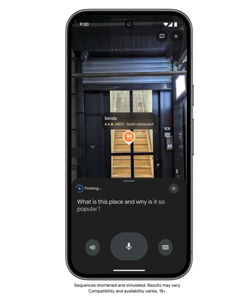 Gemini is headed for Google Maps with Lens in tow, helping users understand the establishments they visit.