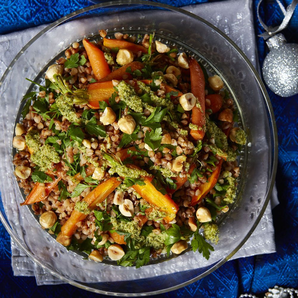 roasted carrot salad