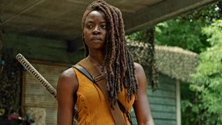 The Walking Dead season 10 - did Michonne get her weaponry?