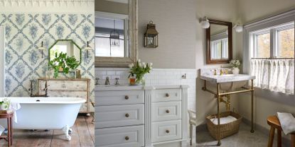 French country bathrooms