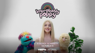 Promo shot for Improbably Poppy on Veeps