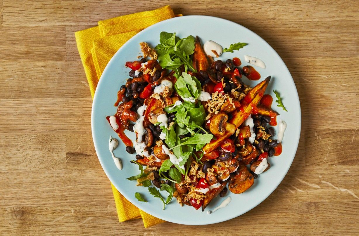 Joe Wicks&#039; Tex-Mex Loaded Sweet Potato Wedges