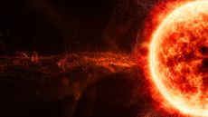 A stream of supercharged partciles from the sun recently crashed into Earth with no prior warning.