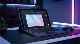 Windows 11 Paint app on a Surface Pro