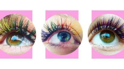 Eyelash, Eye, Eyebrow, Cosmetics, Eyelash extensions, Iris, Organ, Product, Violet, Beauty, 