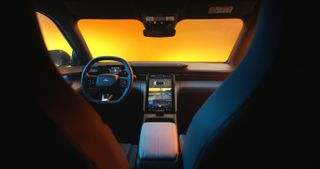 Interior of the new Ford Capri EV