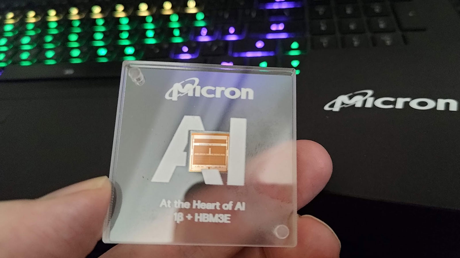 Micron HBM3e chip
