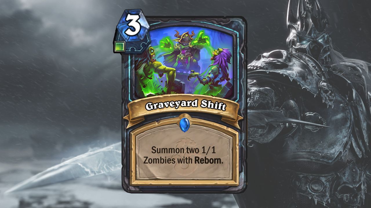 Cards and art from Hearthstone's March of the Lich King expansion.