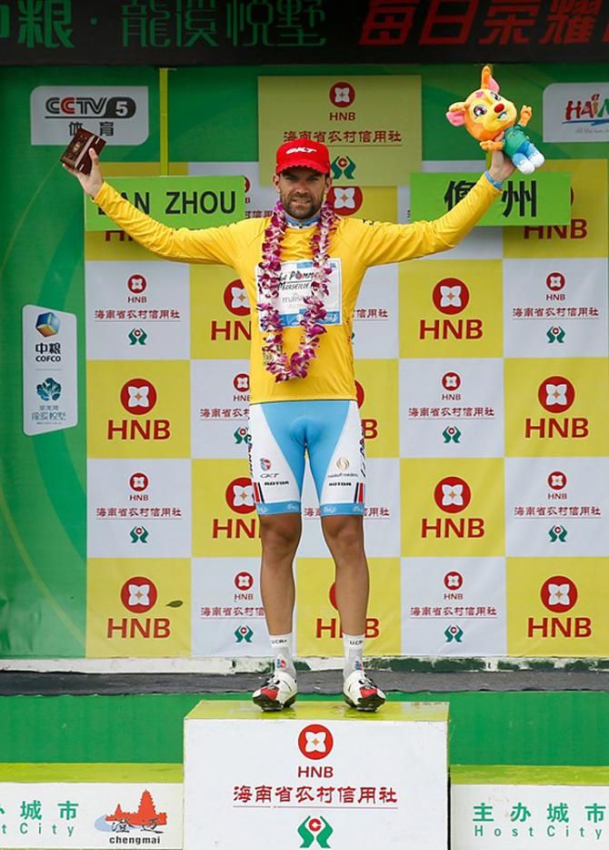 Julien Antomarchi (La Pomme Marseille 13) stays in yellow