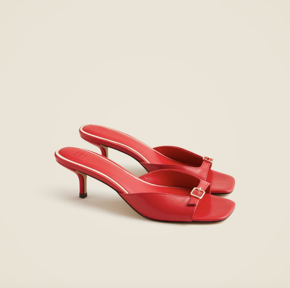 buckled jcrew x rouje collaboration shoes