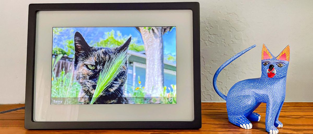 Skylight Frame sitting on desk