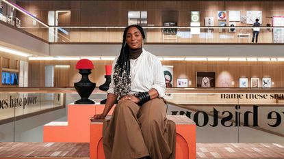 Portrait of Simone Brewster at the Design Museum