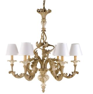 Acanthus chandelier, £1,720, Paolo Moschino for Nicholas Haslam (020–7730 8623; www.nicholashaslam.com)