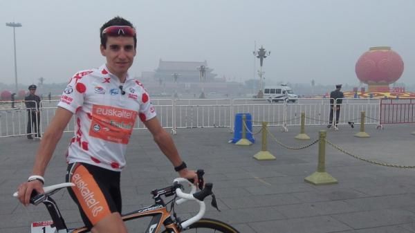 Mountains classification winner Igor Anton before the start.