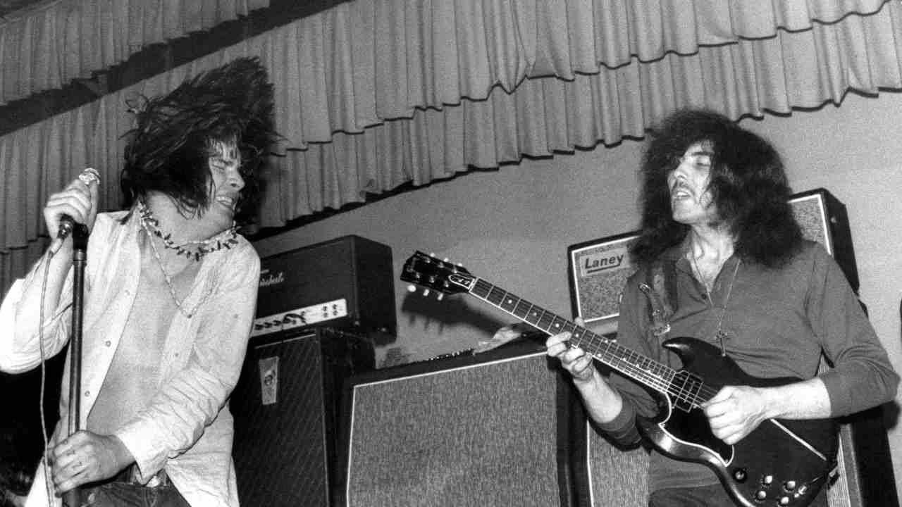 Black Sabbath playing live in 1969