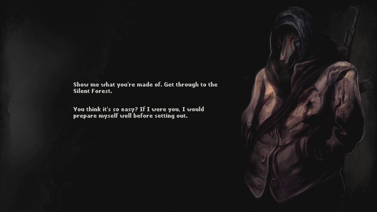A screenshot of one of the best horror games, Darkwood