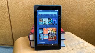 Amazon Fire 7 Review - books screen