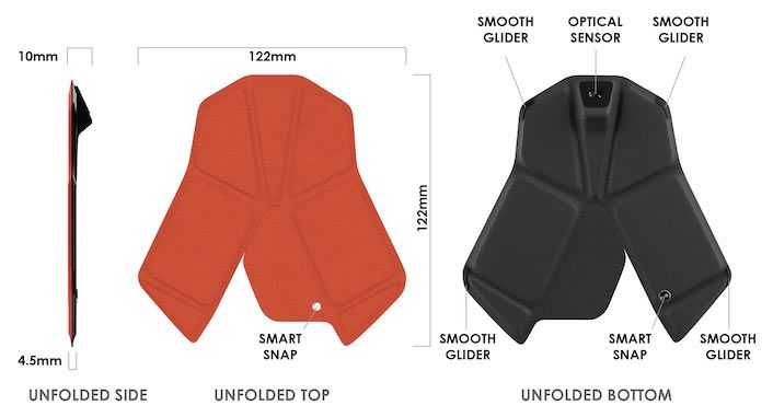 Air.O origami mouse