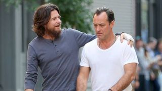 Black Rabbit stars Jason Bateman and Jude Law filming in New York