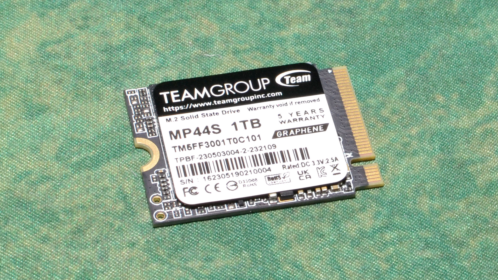 TEAMGROUP MP44S High Performance SSD 2TB SLC Cache Gen 4x4 M.2 2230 PCIe  4.0 NVMe, Compatible with Steam Deck, ASUS ROG Ally, Mini PCs (R/W Speed up