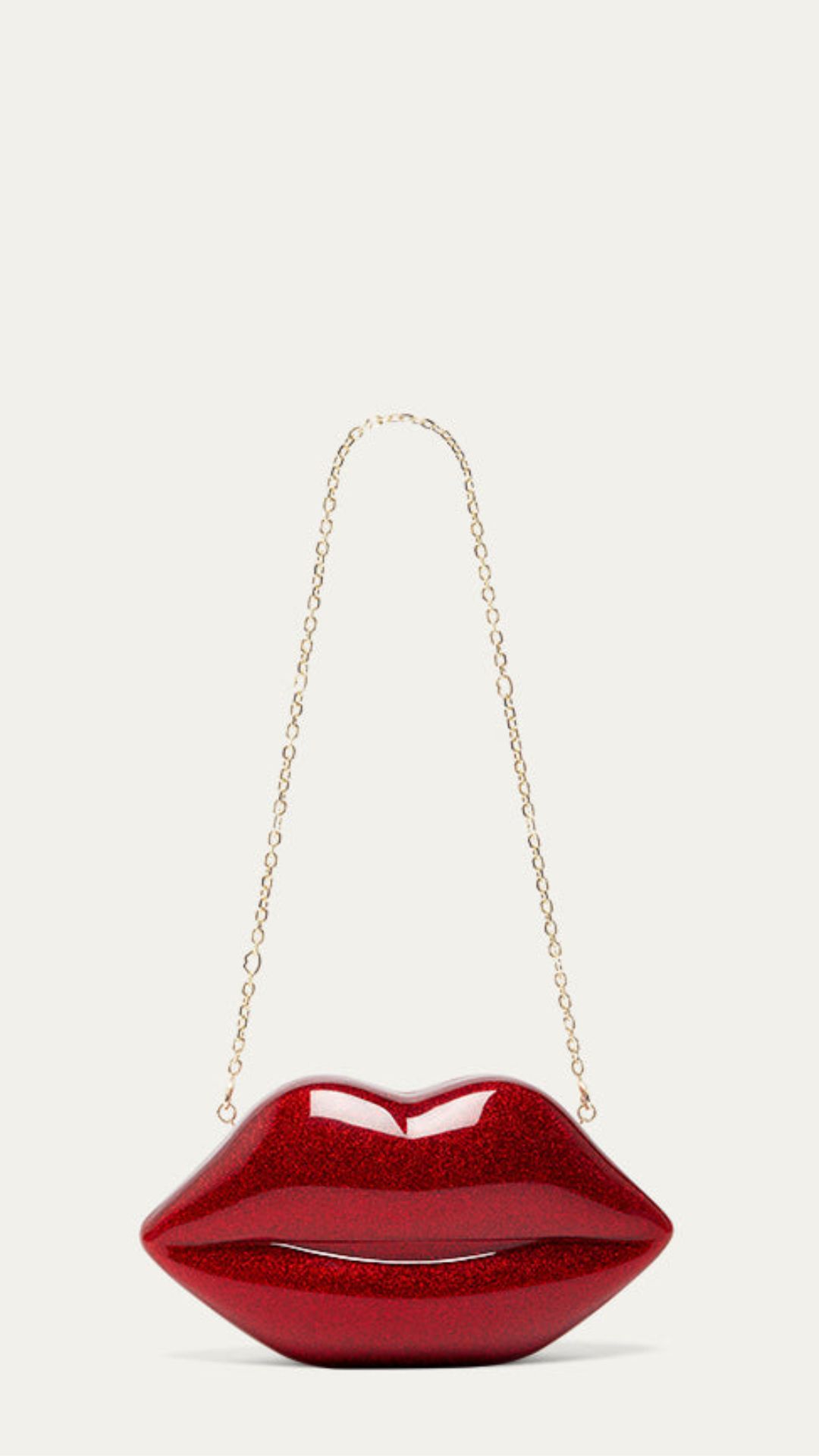 lulu guinness red lips bag