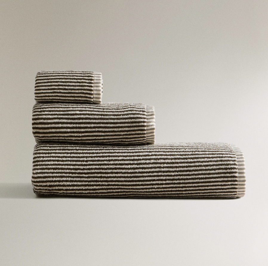 Striped Bath Towel