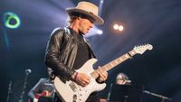 Musician Kenny Wayne Shepherd performs onstage during the Jim Irsay Collection Exhibit and Concert at Shrine Auditorium and Expo Hall on January 11, 2024 in Los Angeles, California