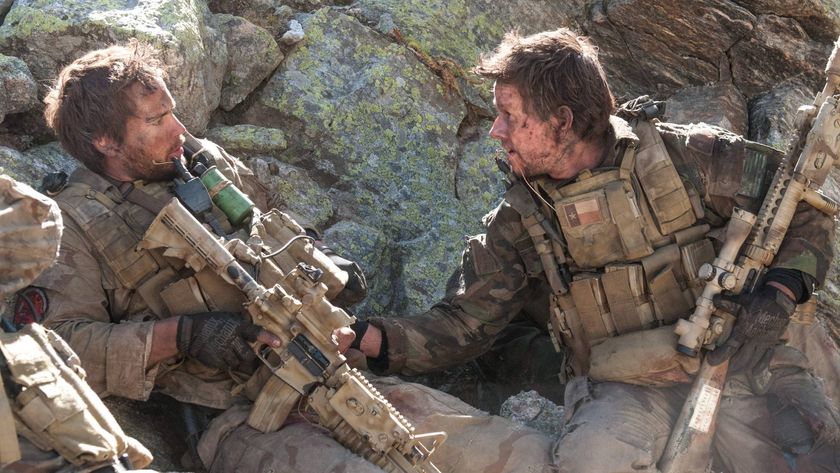 (L-R) Taylor Kitsch as Michael P. "Murph" Murphy and Mark Wahlberg as Marcus Luttrell in "Lone Survivor"