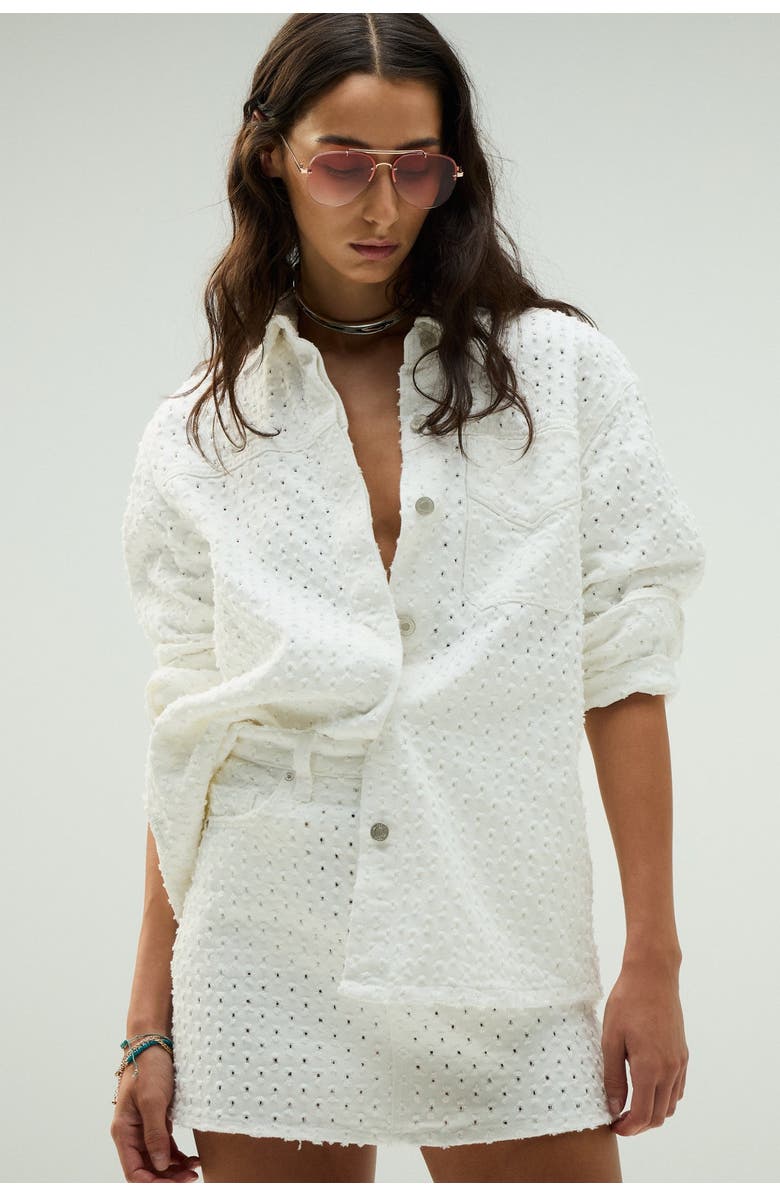 Tattered Shacket