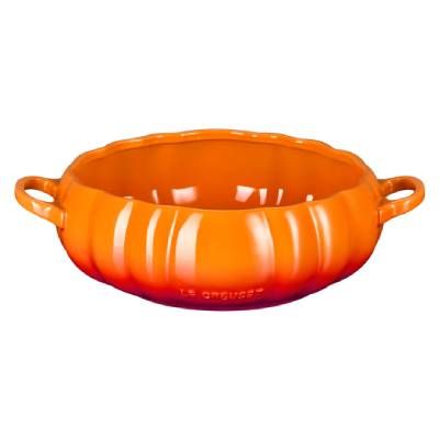 Stoneware Pumpkin Serving Bowl