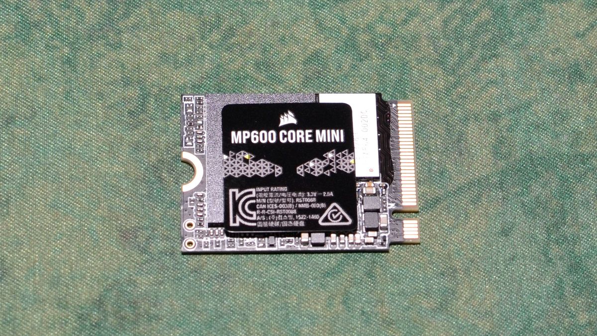 Corsair MP600 Core Mini SSD review: Good performance for a Steam Deck