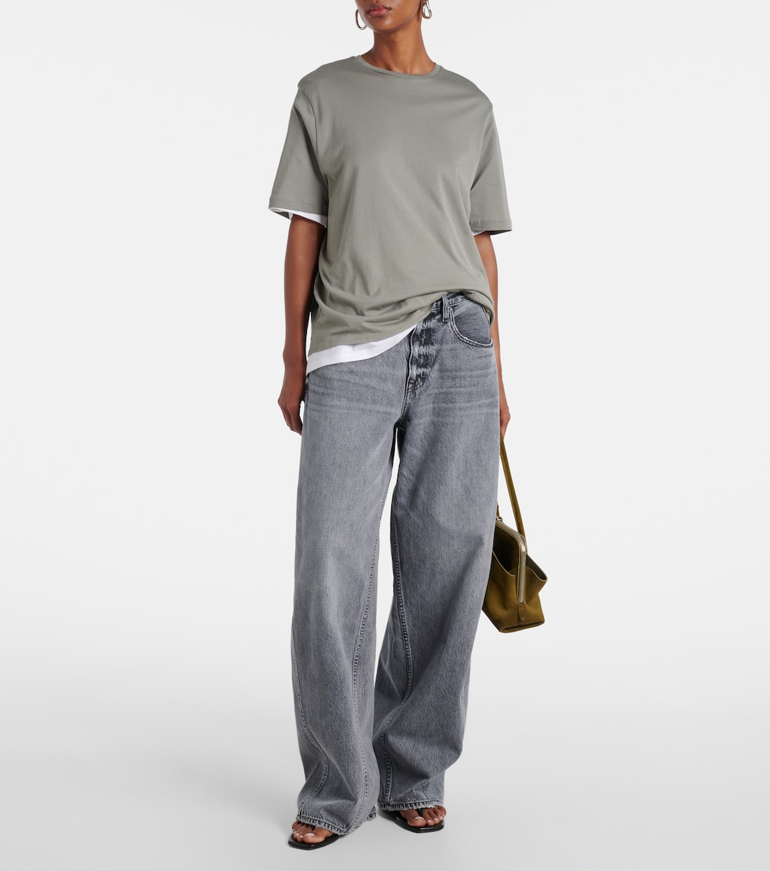 Alex Mid-Rise Wide-Leg Jeans