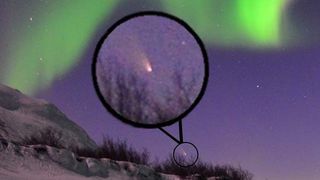 Comet Pan-STARRS and Aurora Over Lapland #3