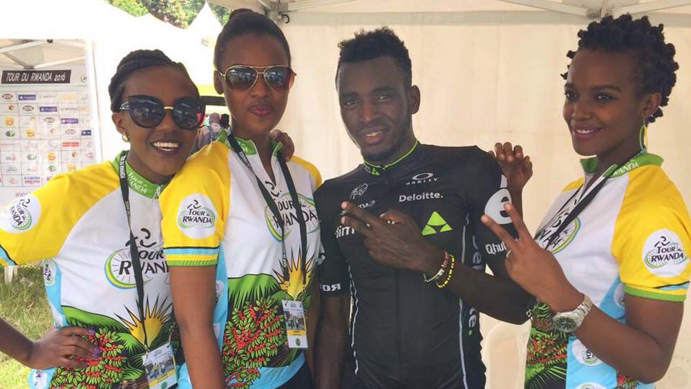 Race leader Valens Ndayisenga