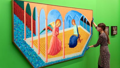 David Hockney’s Annunciation II, After Fra Angelico