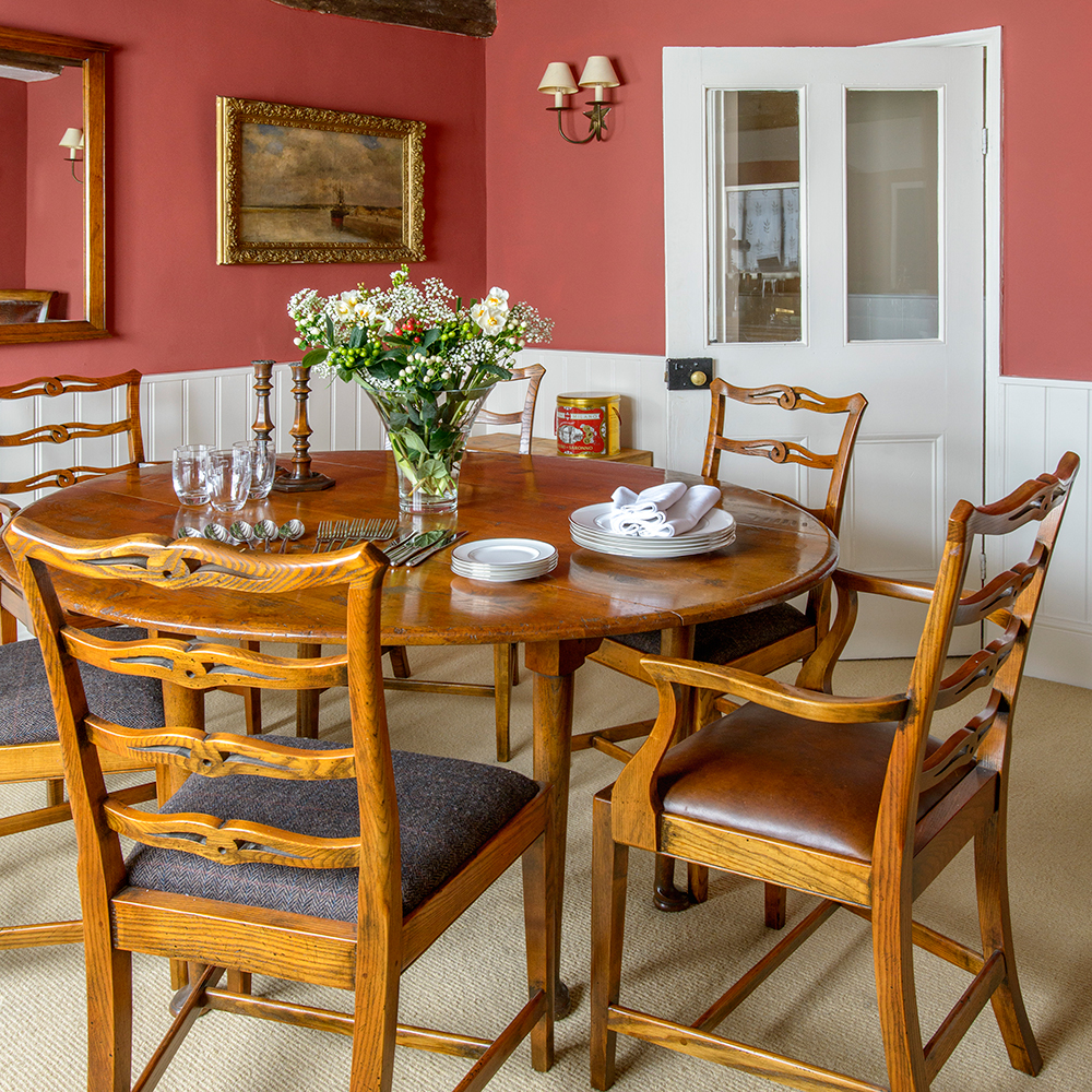 dining area with wooden dining set