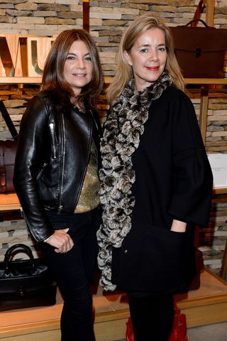 Natalie Massenet And Anne Marie Verdin At A Mulberry Cocktail Evening