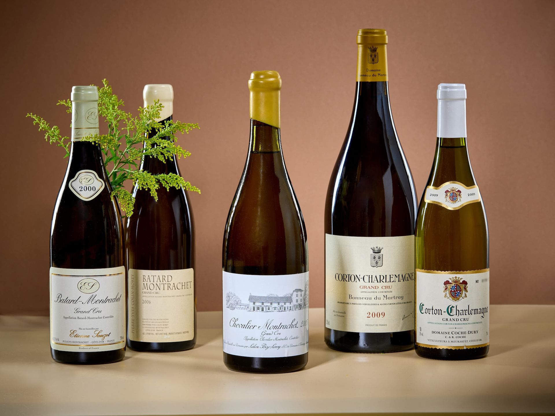 Burgundy wines for auction