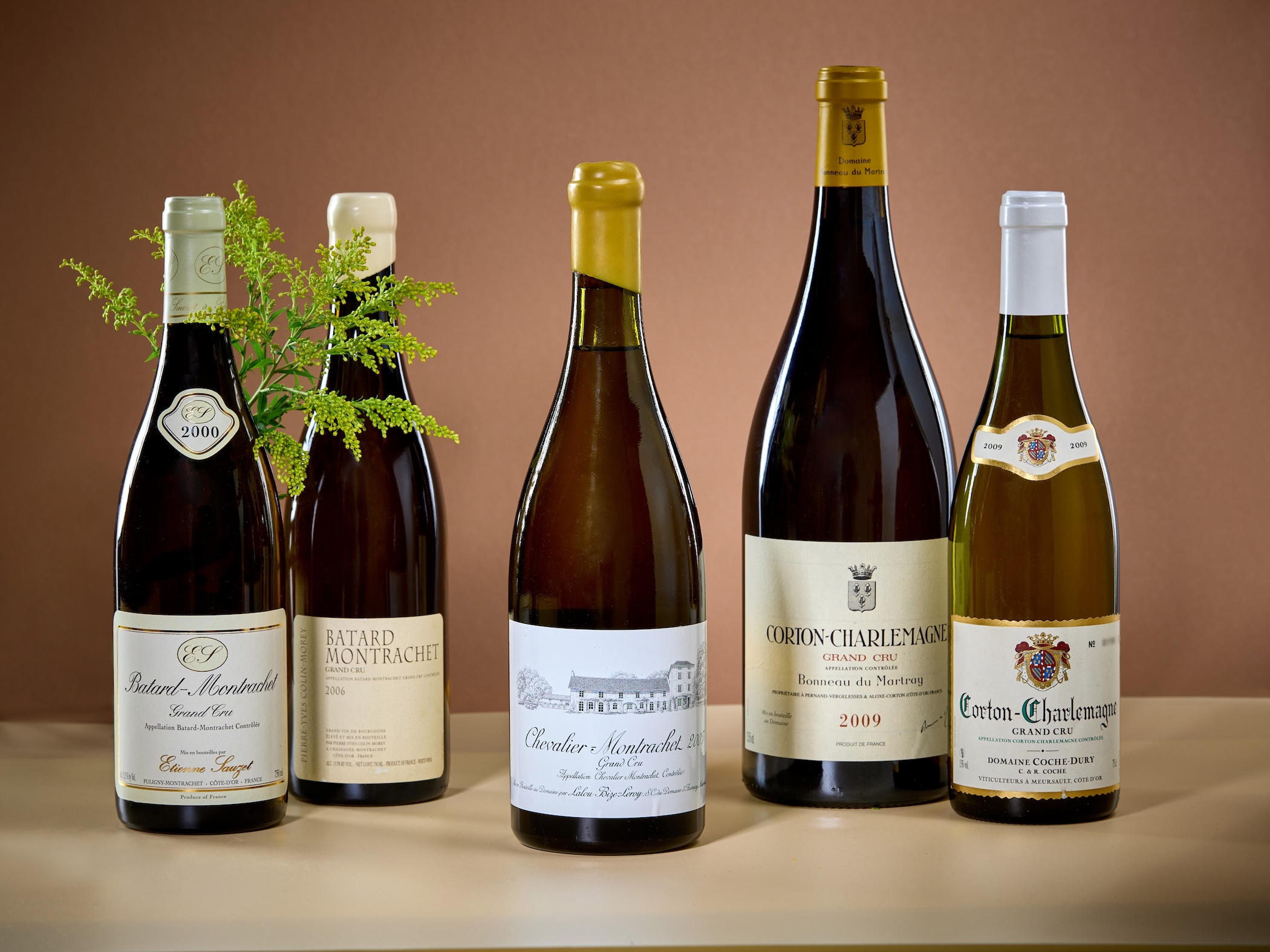 Burgundy wines for auction