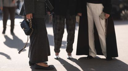 three women at Paris Fashion Week - french girl perfumes