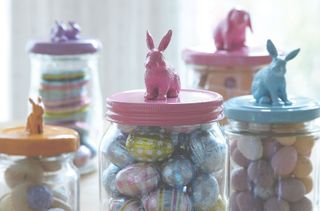How to make Easter storage jars