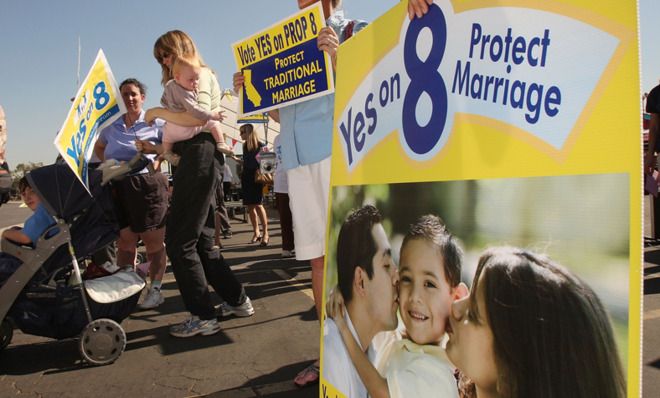 Pro-Proposition 8 protestors