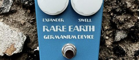 A detail shot of the D. Kowalski Germanium Drive pedal