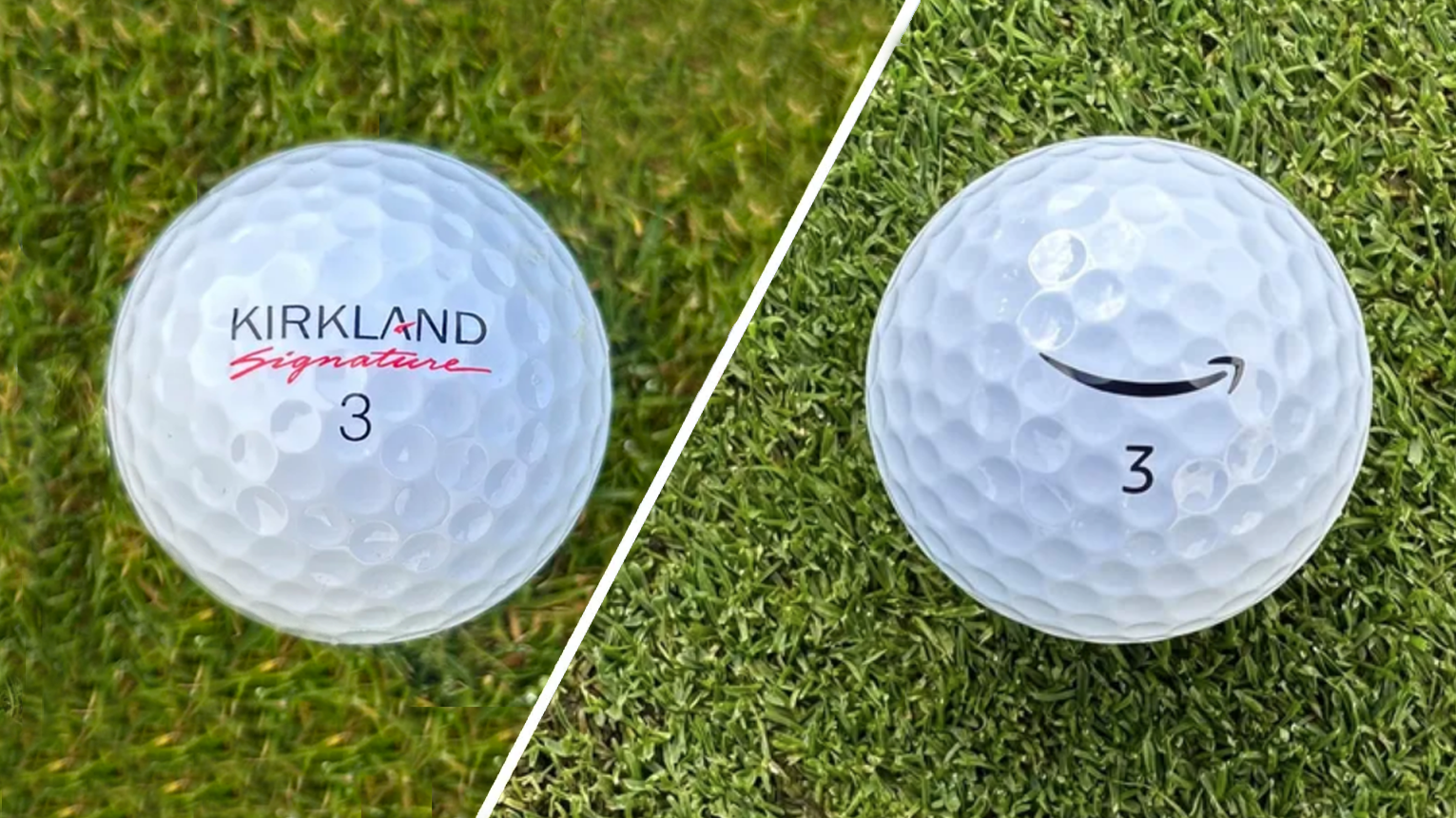2025 Costco Kirkland Signature Golf Balls vs Amazon Basics Core Soft Golf Balls