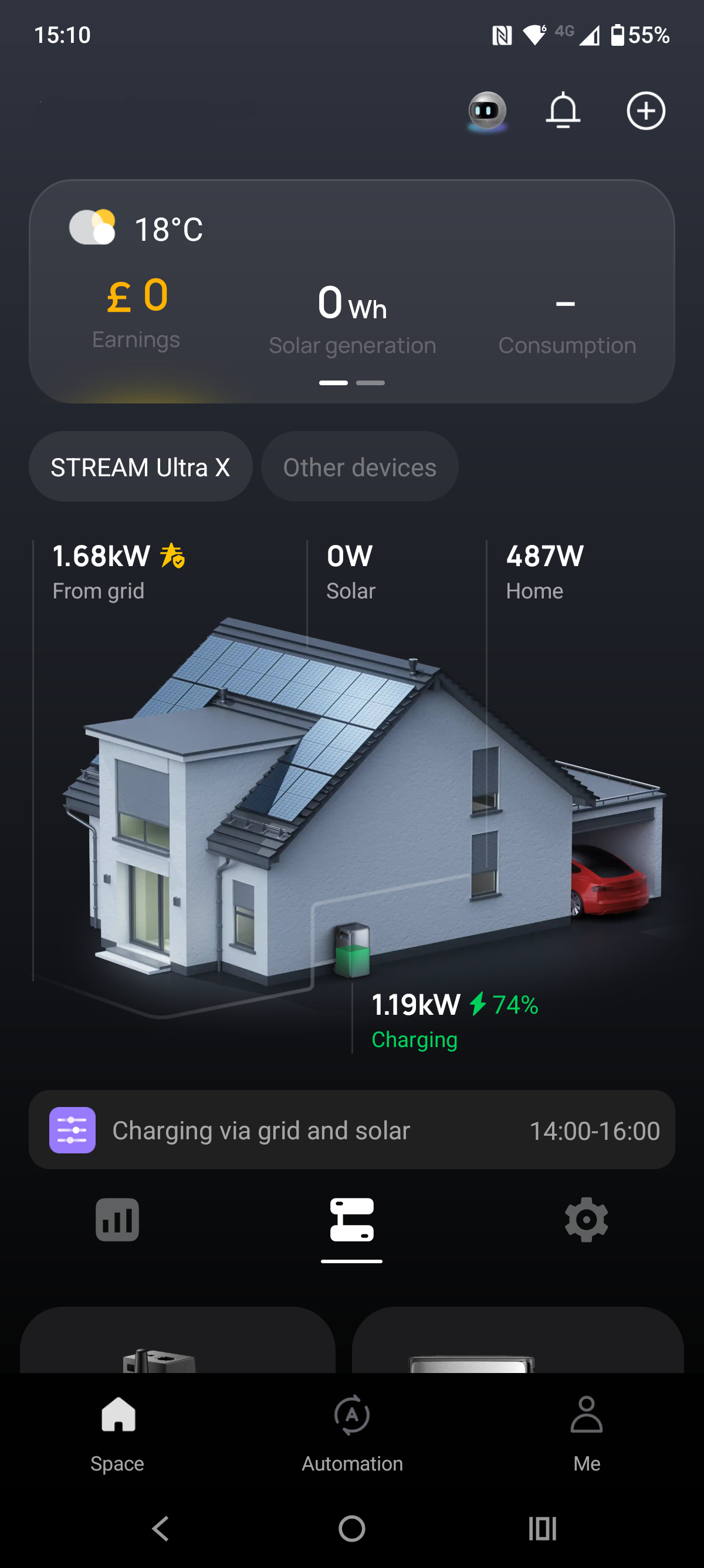 EcoFlow Stream control application