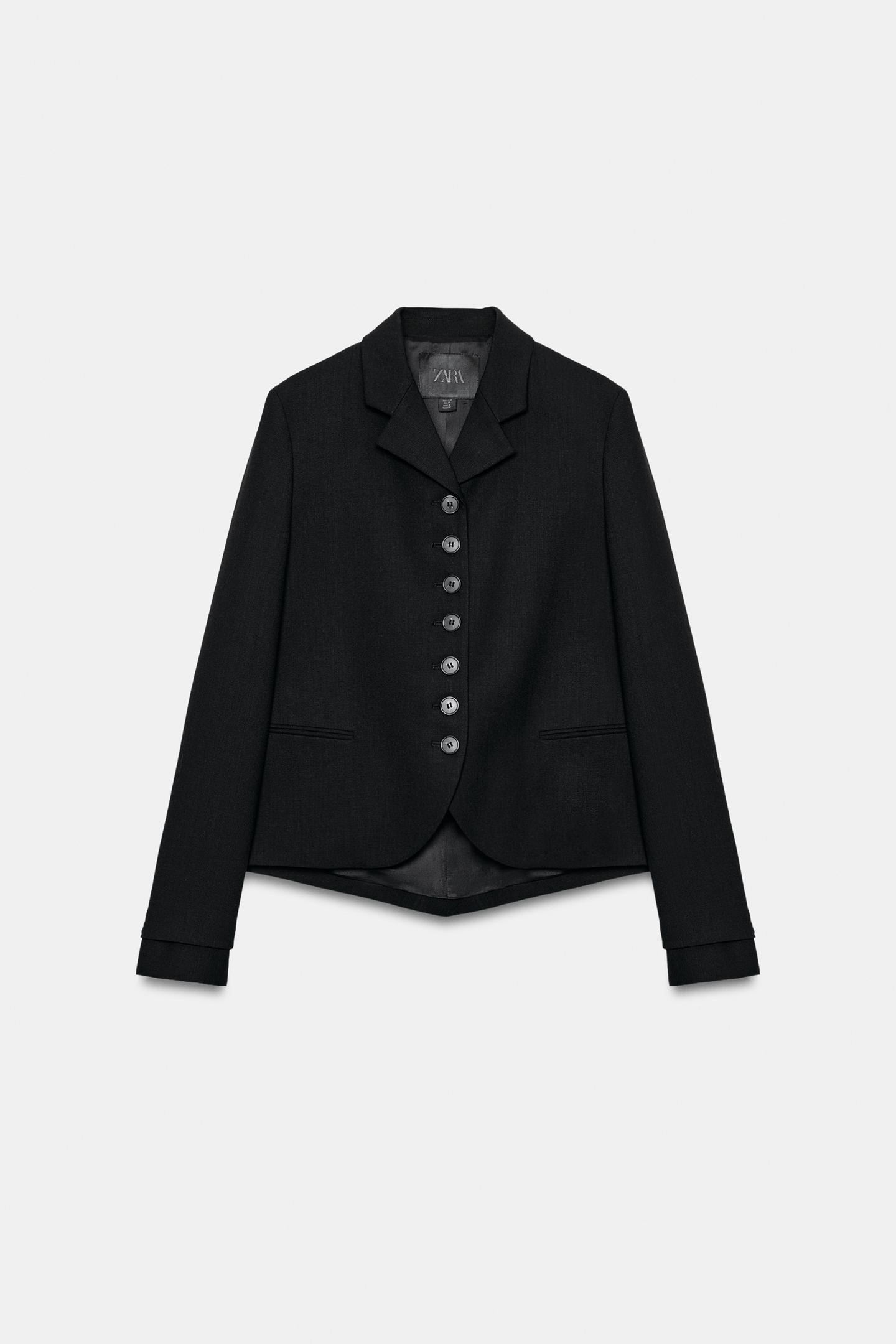 ZARA, ZW Collection Straight Button Blazer