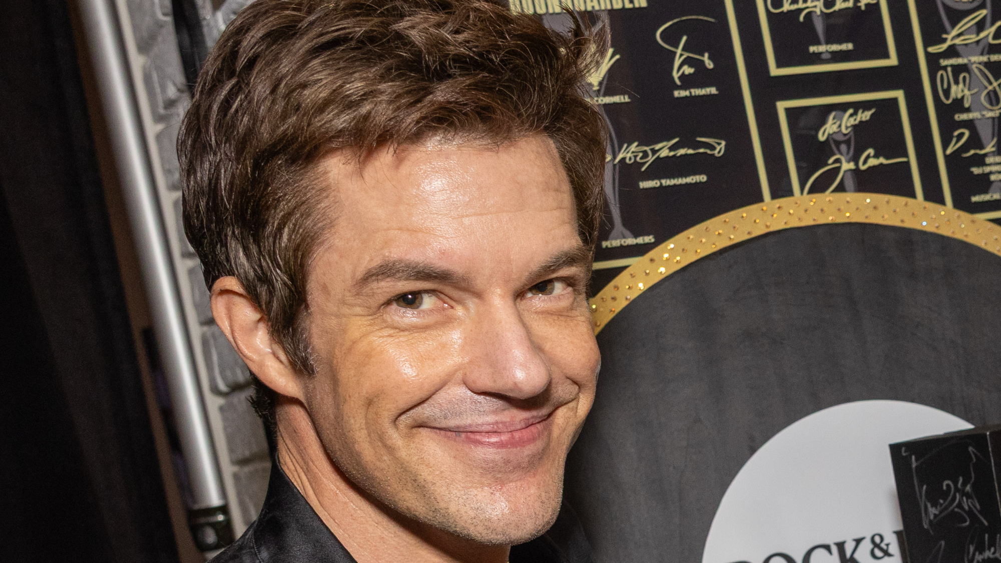 Brandon Flowers of The Killers attends the GBK Brand Bar &amp; Meals On Me Backstage Lounge At The Rock &amp; Roll Hall Of Fame