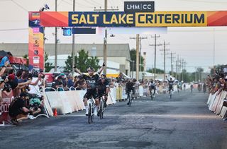 Ty Magner wins 2022 Salt Lake Criterium-Industry as his L39ION of Los Angeles teammates follow for podium sweep