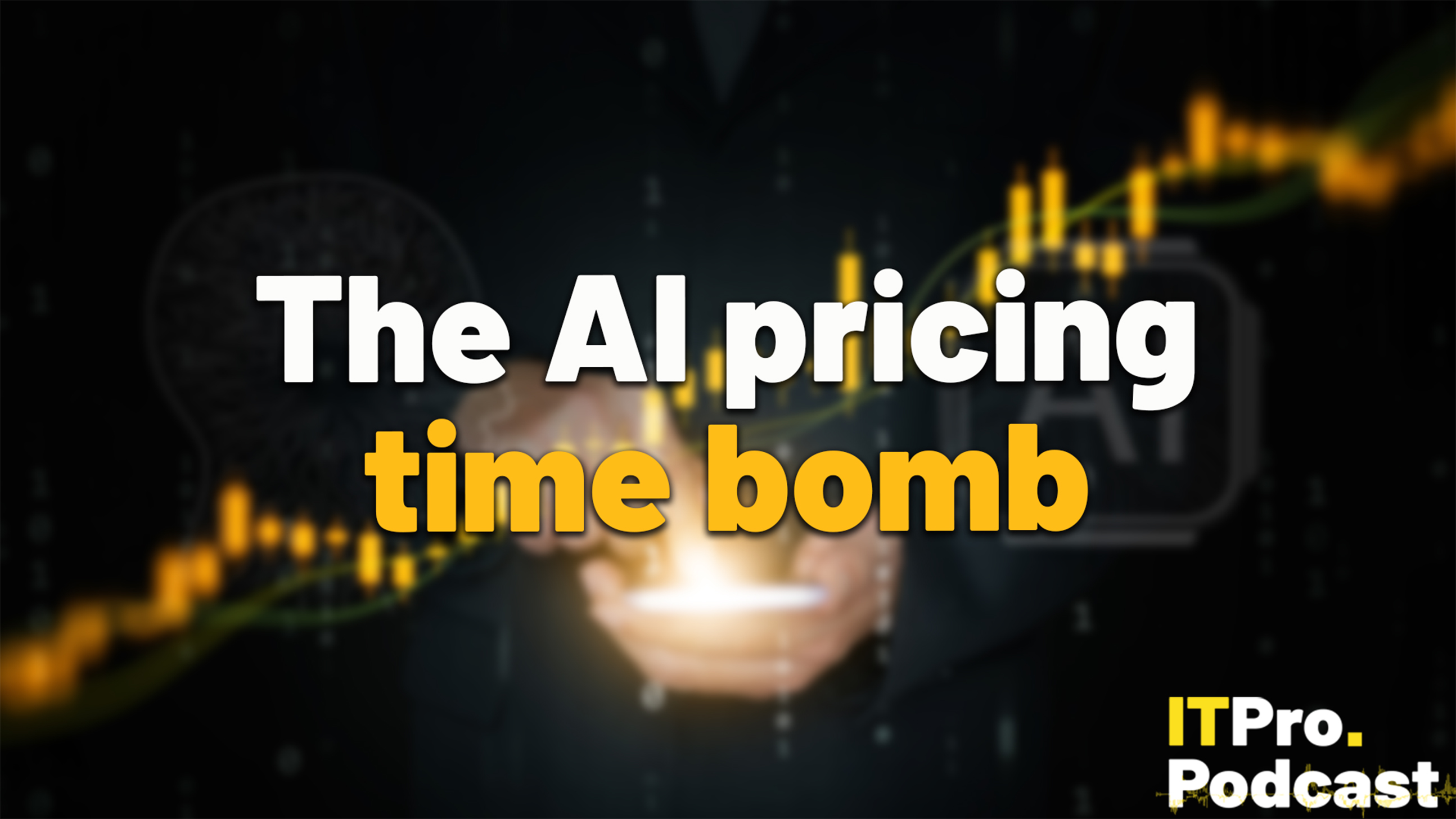 The episode title over someone using an AI tool