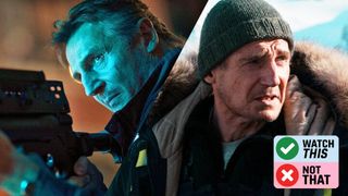 Liam Neeson in "Blacklight" (2022) and "Cold Pursuit" (2019)